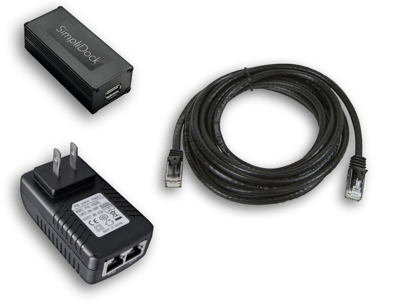 Cat5/6/7 POE+ 20W USB Charging Kit