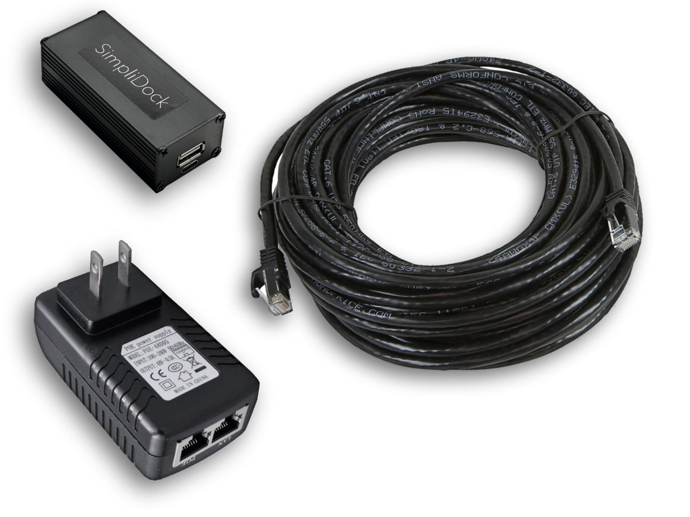 Cat5/6/7 POE+ 20W USB Charging Kit