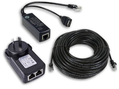 Cat5/6 POE USB Charging Kit