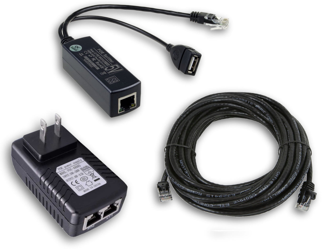 Cat5/6 POE USB Charging Kit