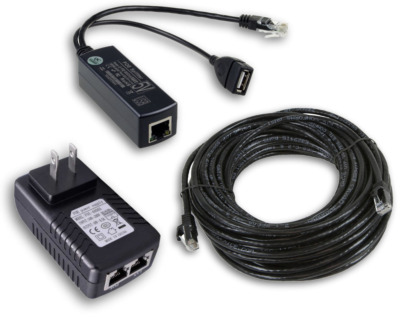Cat5/6 POE USB Charging Kit