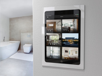 SimpliDock for iPad 10.2|10.5 bathroom portrait